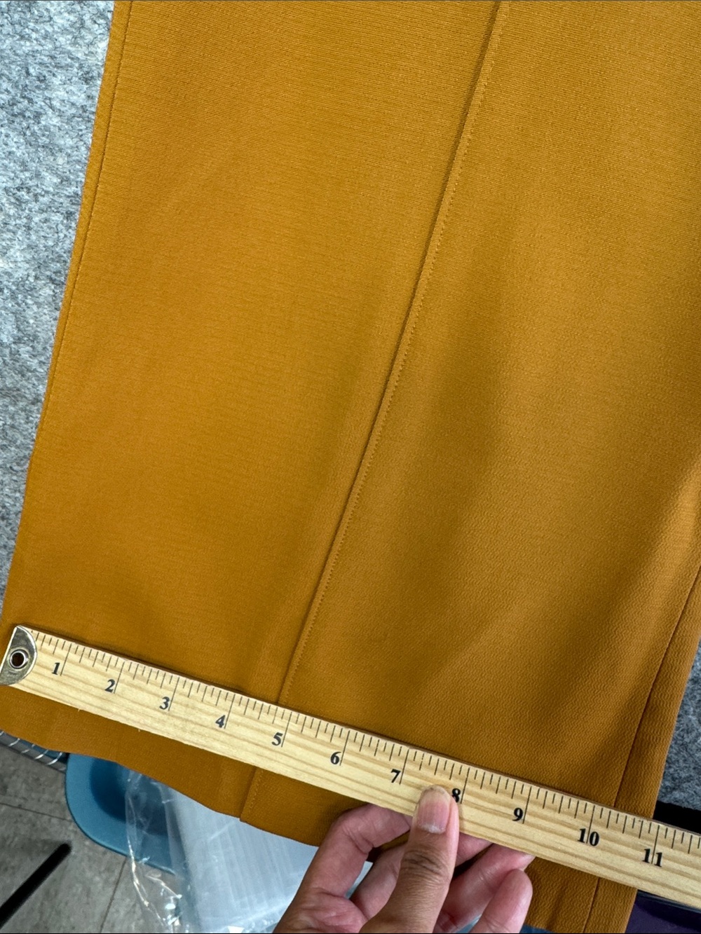 A.L.C. Foster Belted Flare Pants Mustard Size 10 Quiet Luxury Chic Office Career - Picture 7 of 14